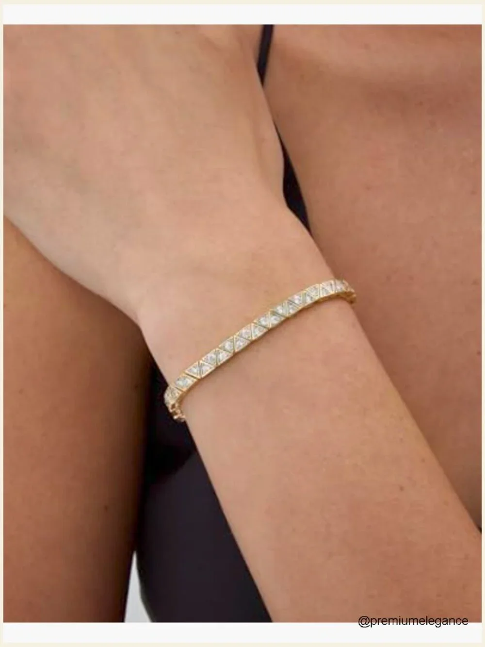 Tennis Bracelet - Bezel Set Cubic Zirconia Bracelet Wedding Bridal Gift